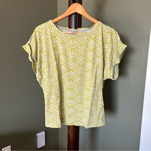 Anthropologie Geometric Pattern Tee